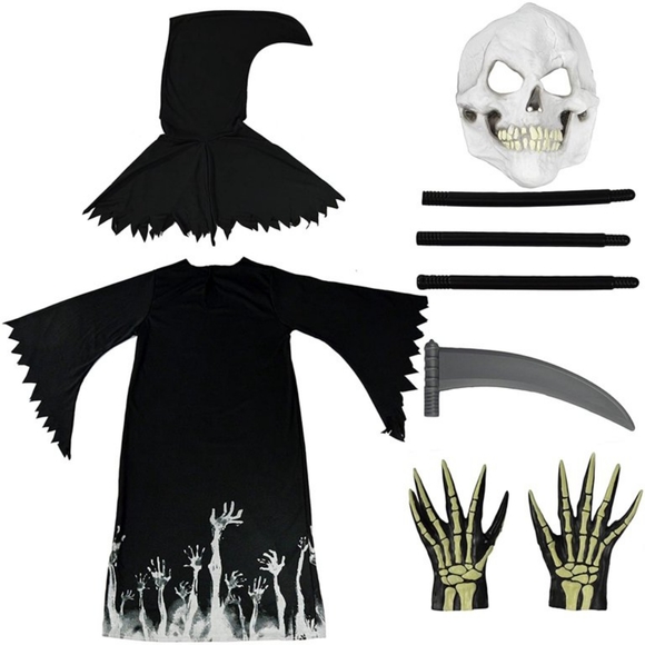 Child's Reaper Costume (Medium/8-10) - Picture 8 of 10
